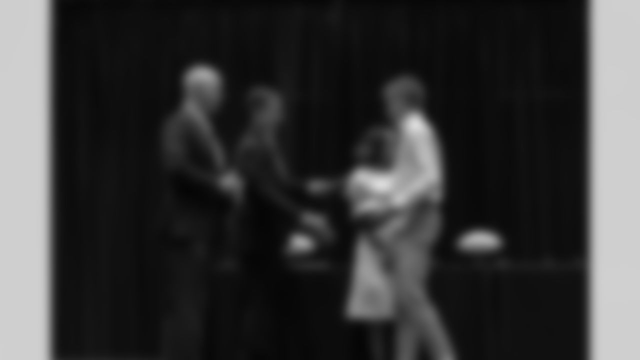 The New Orleans Saints hosted the Enterprise Scholar Athlete Banquet at the Ochsner Sports Performance Center on Monday, March 27, 2023. Saints legend Tyrone Hughes was the guest speaker at the event.