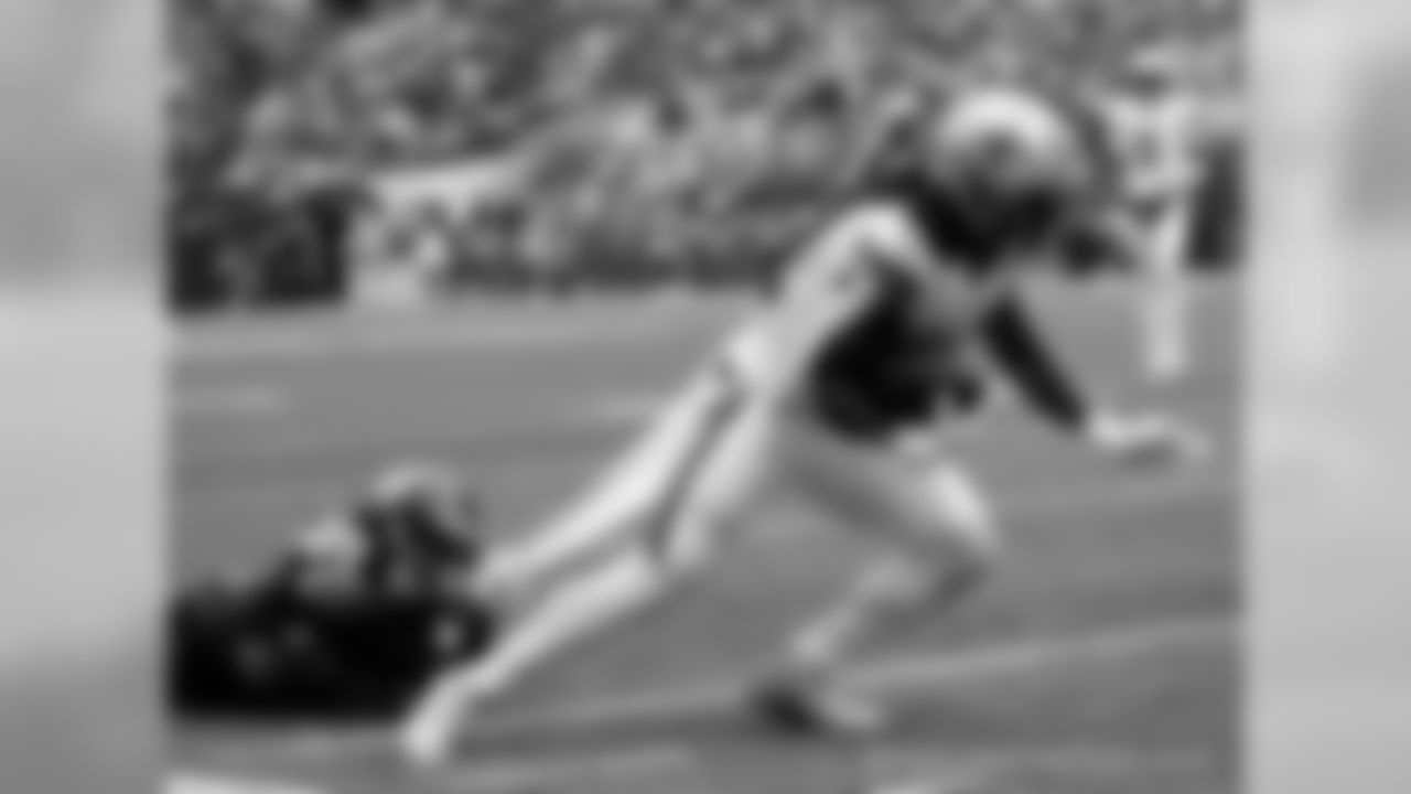 Saints running back Alvin Kamara put together another impressive season for New Orleans often leaving opposing defenders holding on for dear life.