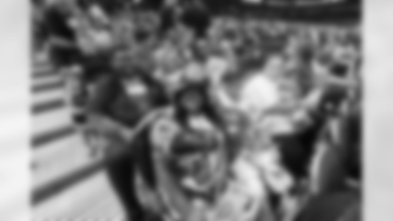 New Orleans Saints fans check out open practice at 2022 Saints Training Camp presented by Rouses Markets on Sunday, August 21 at the Caesars Superdome.
