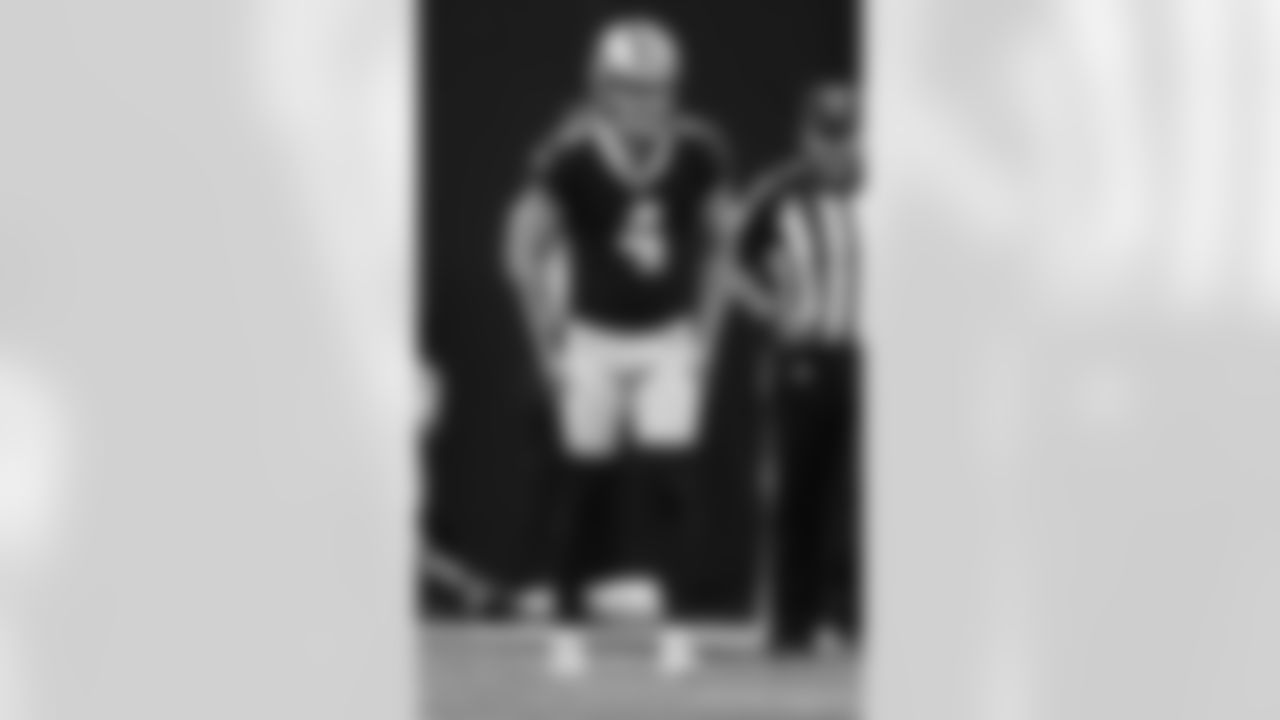 New Orleans Saints punter Blake Gillikin (4) in action during their 2022 Preseason Week 3 game against the Los Angeles Chargers.
