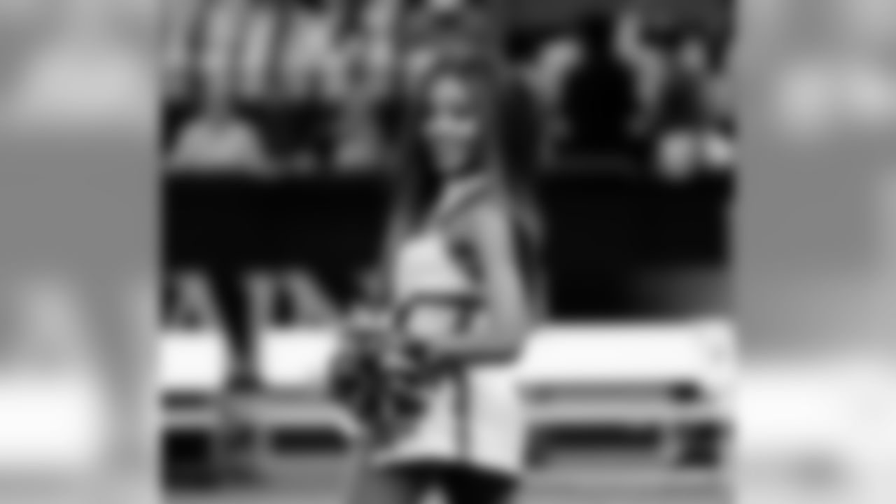 Check out photos of Saintsations member Indya in action during 2019 Saints NFL season.