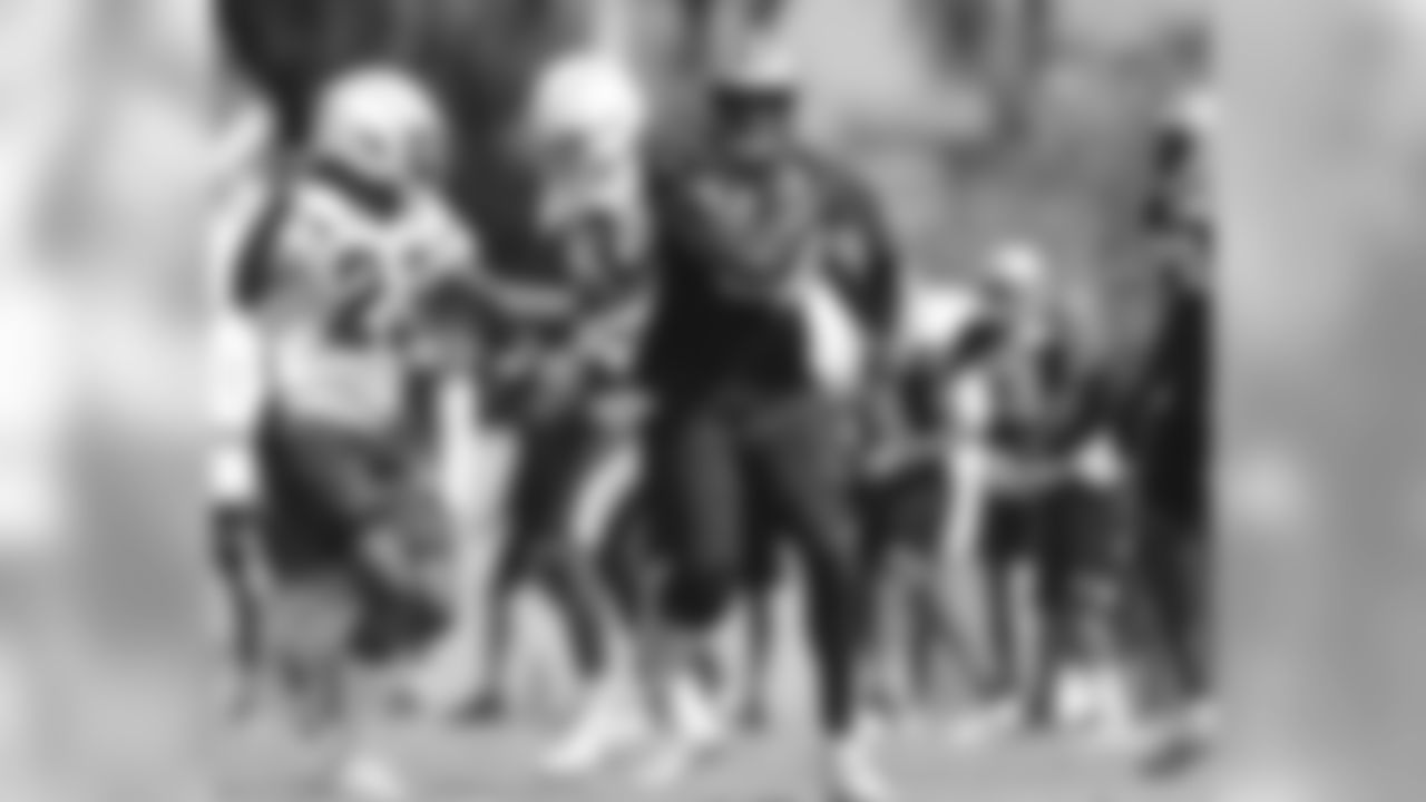 Action photos of New Orleans Saints Training Camp presented by Verizon at joint practice with the Los Angeles Chargers at Jack R. Hammett Sports Complex in Costa Mesa, CA. on August 16, 2019.