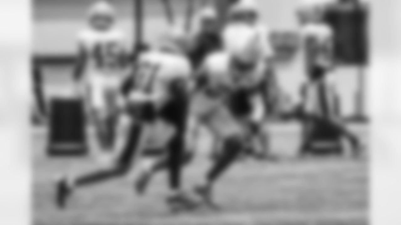New Orleans Saints defensive backs Bryce Thompson and Paulson Adebo practiced indoors on day 6 during 2022 Saints Training Camp presented by Rouses Markets on Tuesday, August 2.