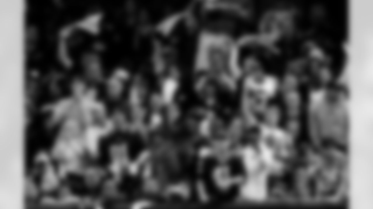 New Orleans Saints fans cheer on the team during their Week 12 game against the Caroline Panthers at the Mercedes-Benz Superdome.