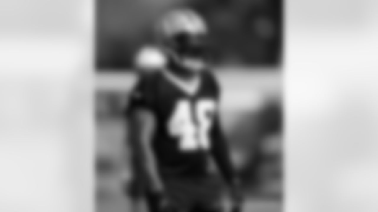New Orleans Saints defensive back J.T. Gray took the field for practice during 2022 Training Camp presented by Rouses Markets on Wednesday, July 27.