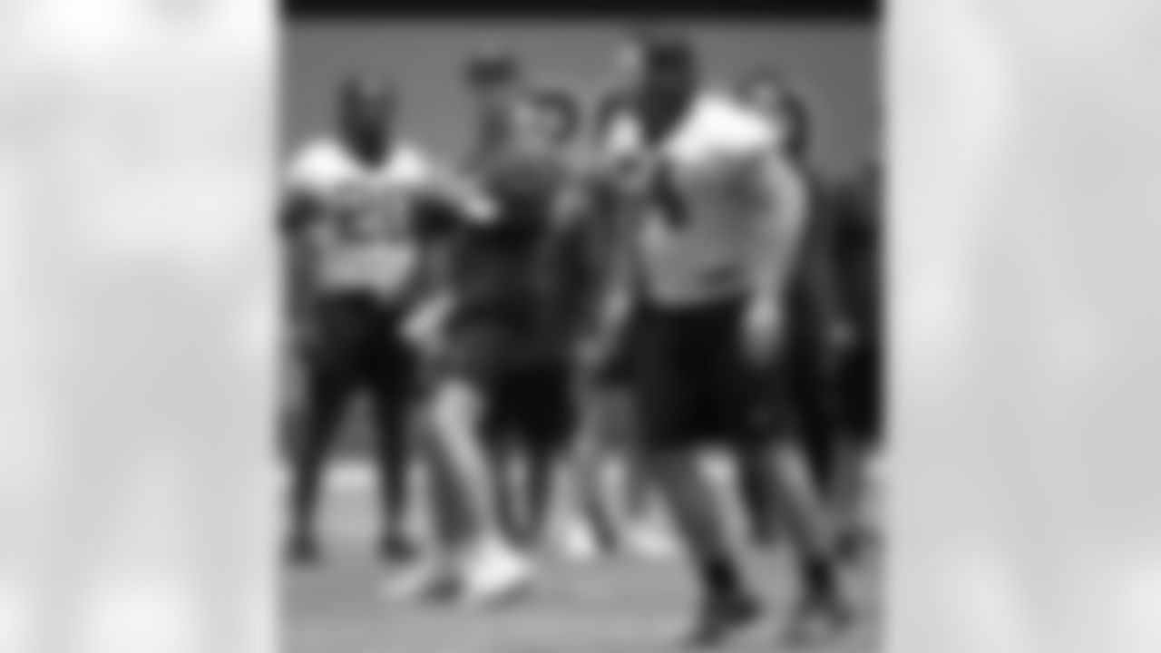 New Orleans Saints players kicked off Rookie Mini Camp workouts with a walk through practice on May 13, 2022.