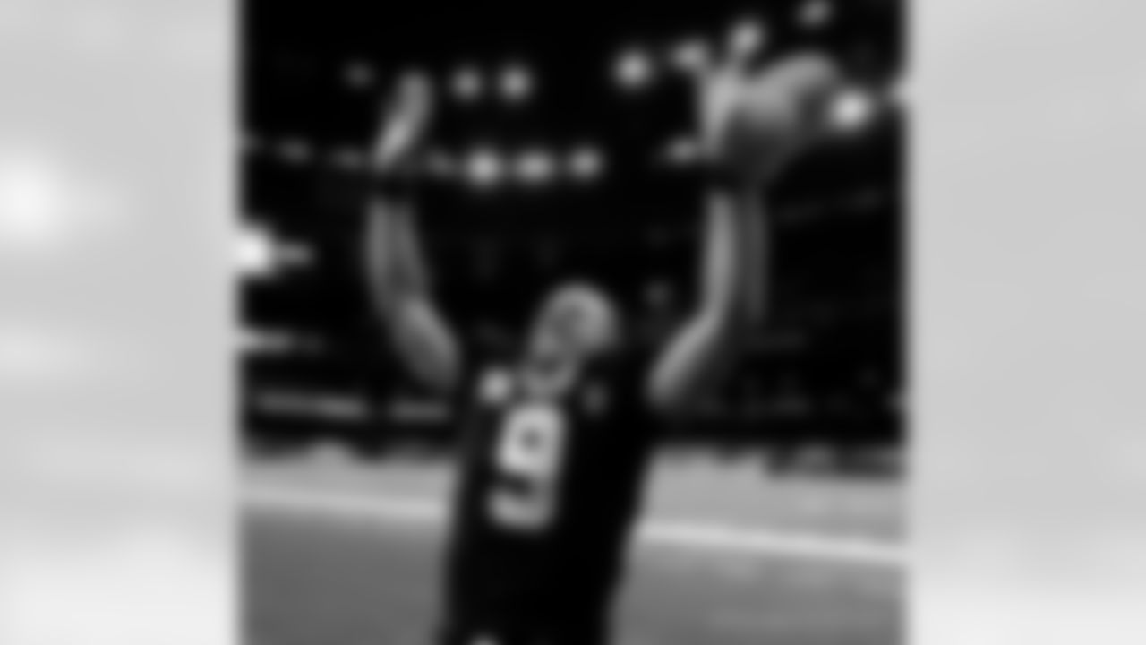 Postgame photos from the New Orleans Saints 30-27 overtime win against the Los Angeles Chargers in Week 5 of the 2020 NFL season.