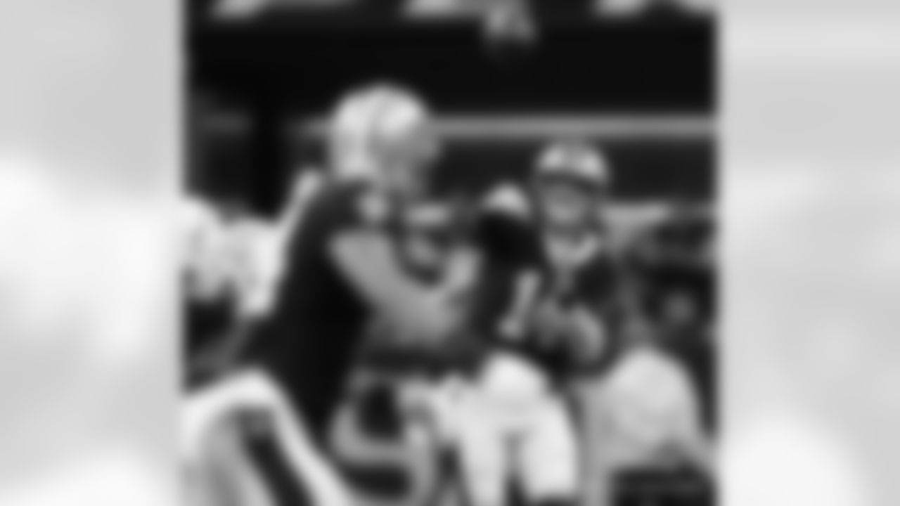 New Orleans Saints quarterback Andy Dalton (14) in action during their 2022 Preseason Week 3 game against the Los Angeles Chargers.