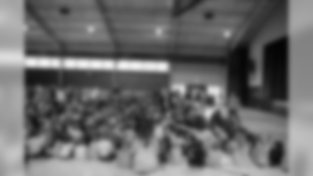 To show appreciation for their continued support, Demario Davis surprised the staff and students of St. Louis King of France School with headbands, pizza and drinks courtesy of Coca Cola on Monday.