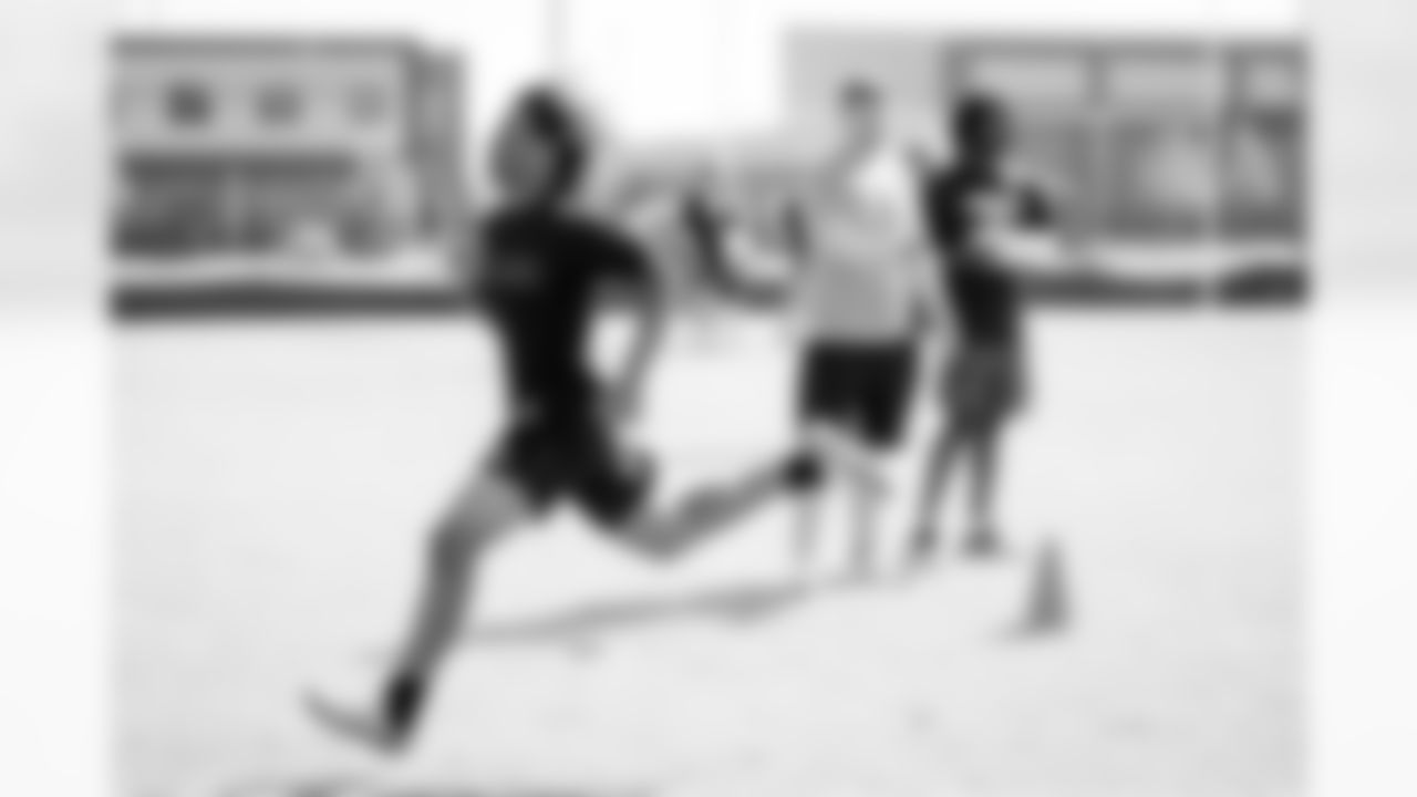 The New Orleans Saints visited Brusly High School in Baton Rouge on Tuesday, June 6, 2023 to hold the first part of their "New Orleans Saints High School Summer Workout" series.