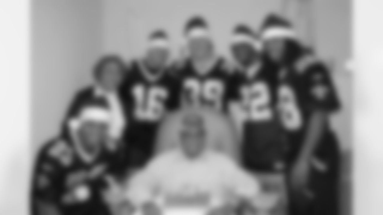 Saints Christmas Visit to Ochsner Medical Center