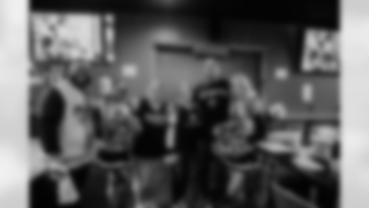 The New Orleans Saints hosted a watch party presented by Bud Light for their game against the Houston Texans on Oct. 15, 2023 at the Swamp Room in New Orleans, Louisiana.