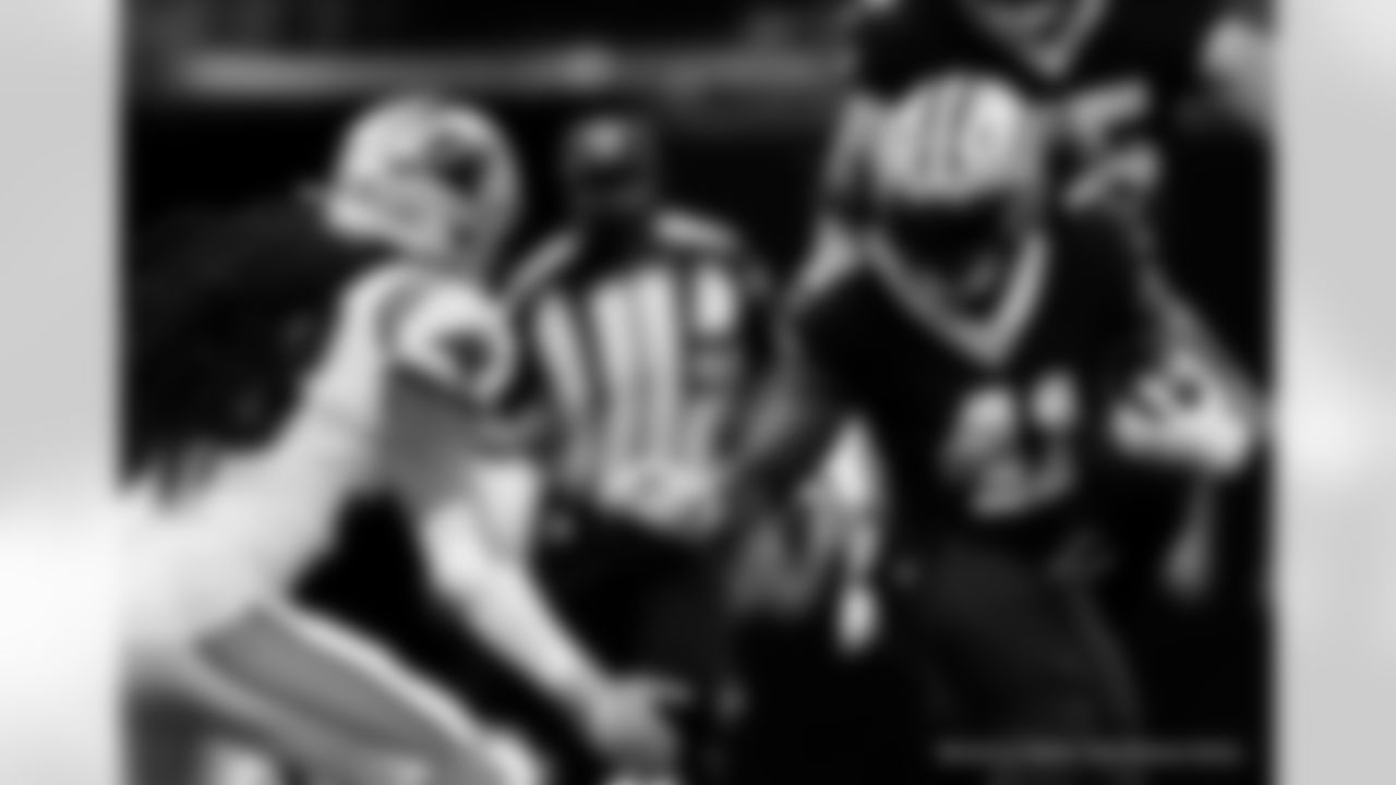 Check out photos of New Orleans Saints running back Alvin Kamara in action during the 2020 NFL season.