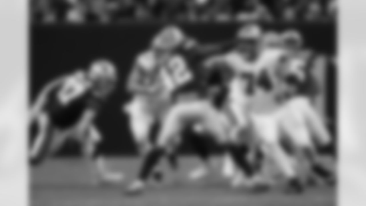 Check out photos of the New Orleans Saints offensive tackles in action during the 2021 NFL season.