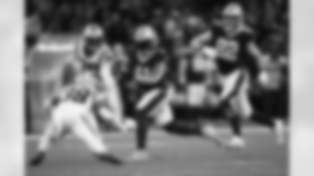 Check out photos of New Orleans Saints running back Alvin Kamara in action during the 2021 NFL season.