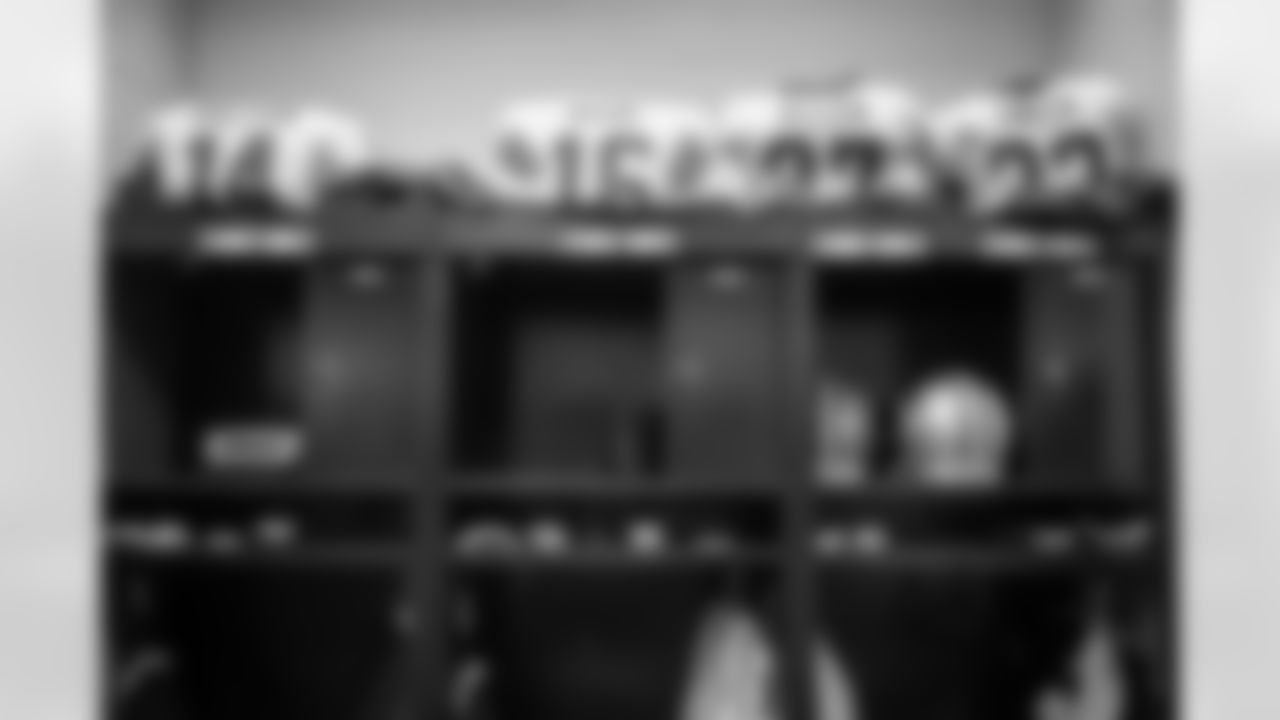 Head inside the New Orleans Saints locker room as jerseys, helmets, and more are set for 2022 Preseason Week 1 against Houston Texans.