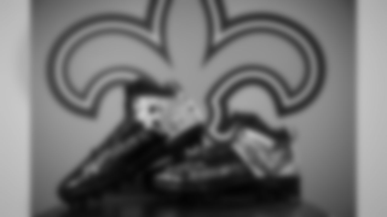 New Orleans Saints defensive end Trey Hendrickson supports Autism Awareness during 2018 My Cause My Cleats.