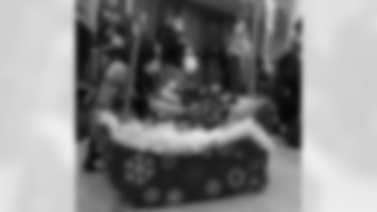 New Orleans Saints owner and Pelicans governor Gayle Benson attended Ochsner's Holiday Parade for children and their families currently in the hospital on Thursday, December 15 as part of her 2022 Month of Giving for the holiday season.
