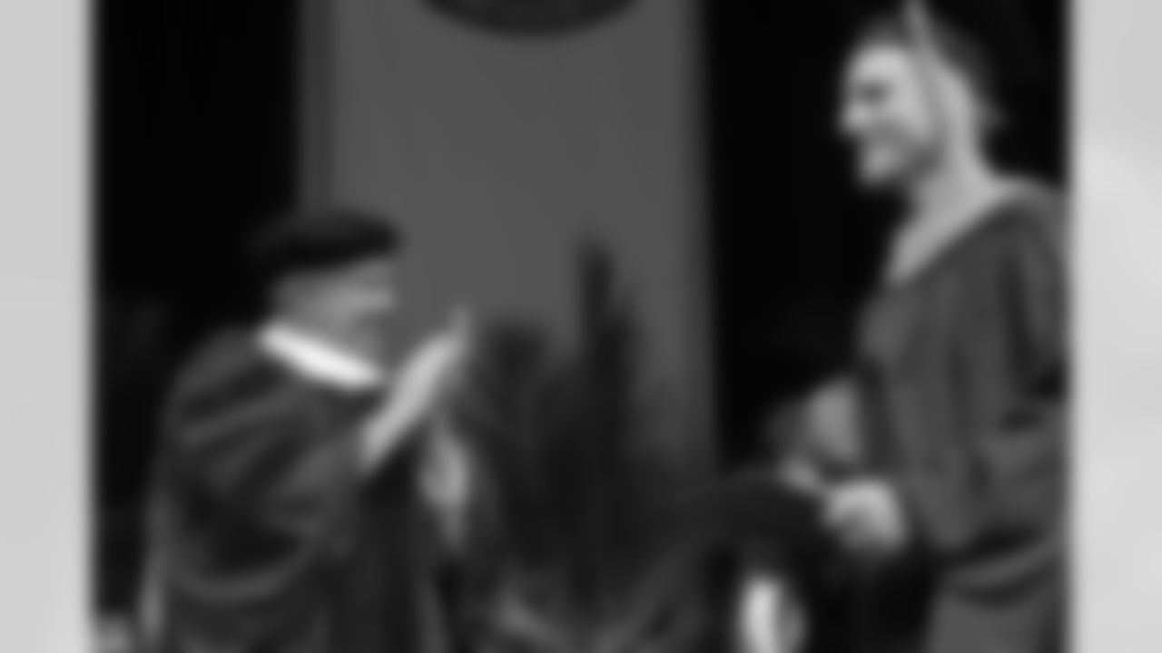 Former New Orleans Saints head coach Sean Payton speaks at the Commencement ceremony for Loyola University of New Orleans on Saturday, May 14, 2022.