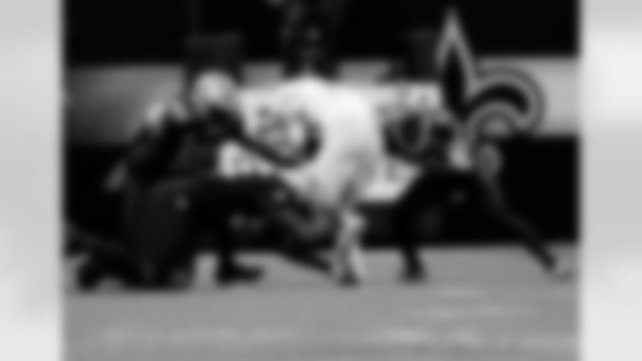 Game action photos from the New Orleans Saints vs. Los Angeles Chargers matchup in Week 5 of the 2020 NFL season.