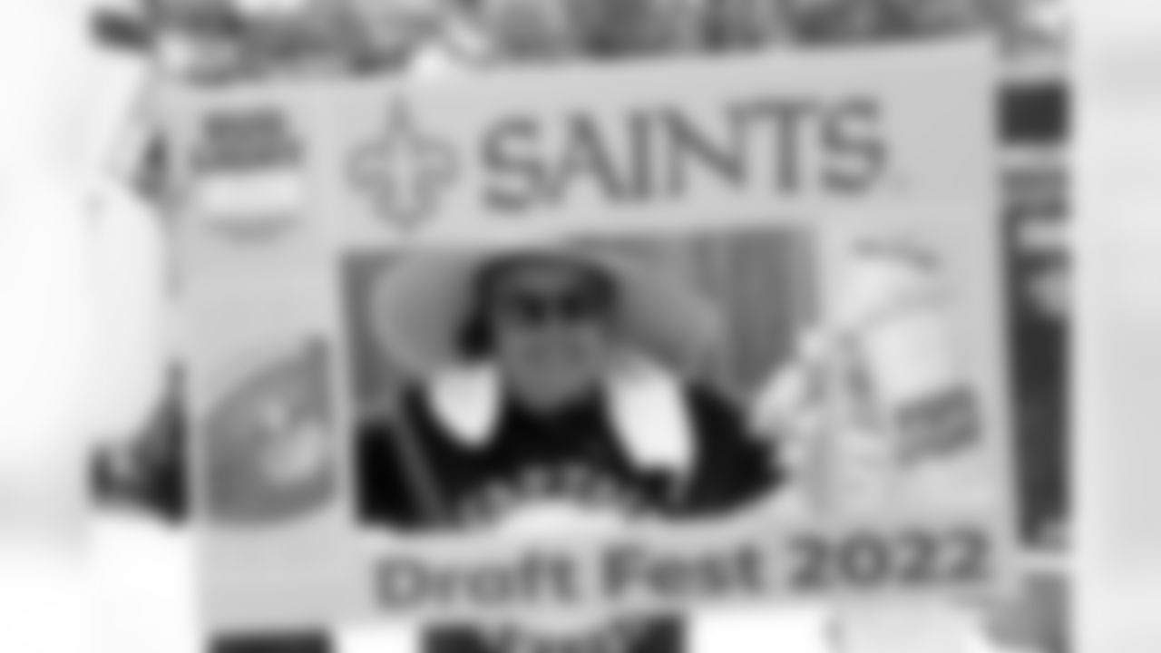 New Orleans Saints fans attended the team's annual Draft Boil at the Ochsner Sports Performance Center on Saturday, April 30 on Day 3 of the 2022 NFL Draft.