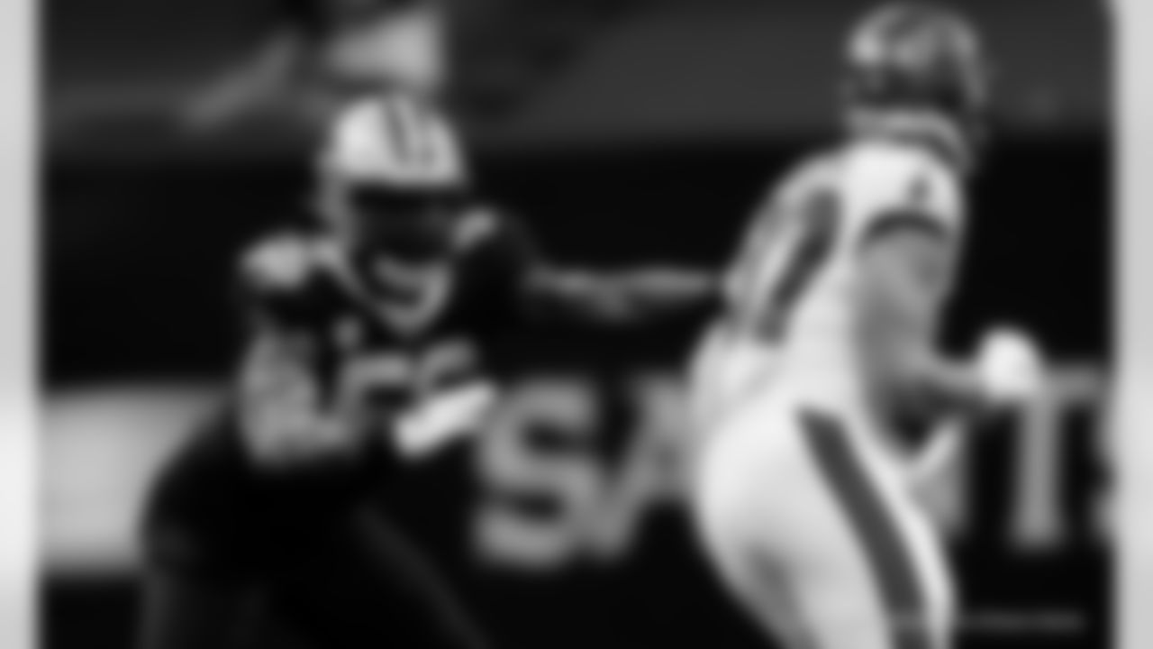 Game action photos from the New Orleans Saints playing host to the Tampa Bay Buccaneers in Week 1 of the 2020 NFL season.