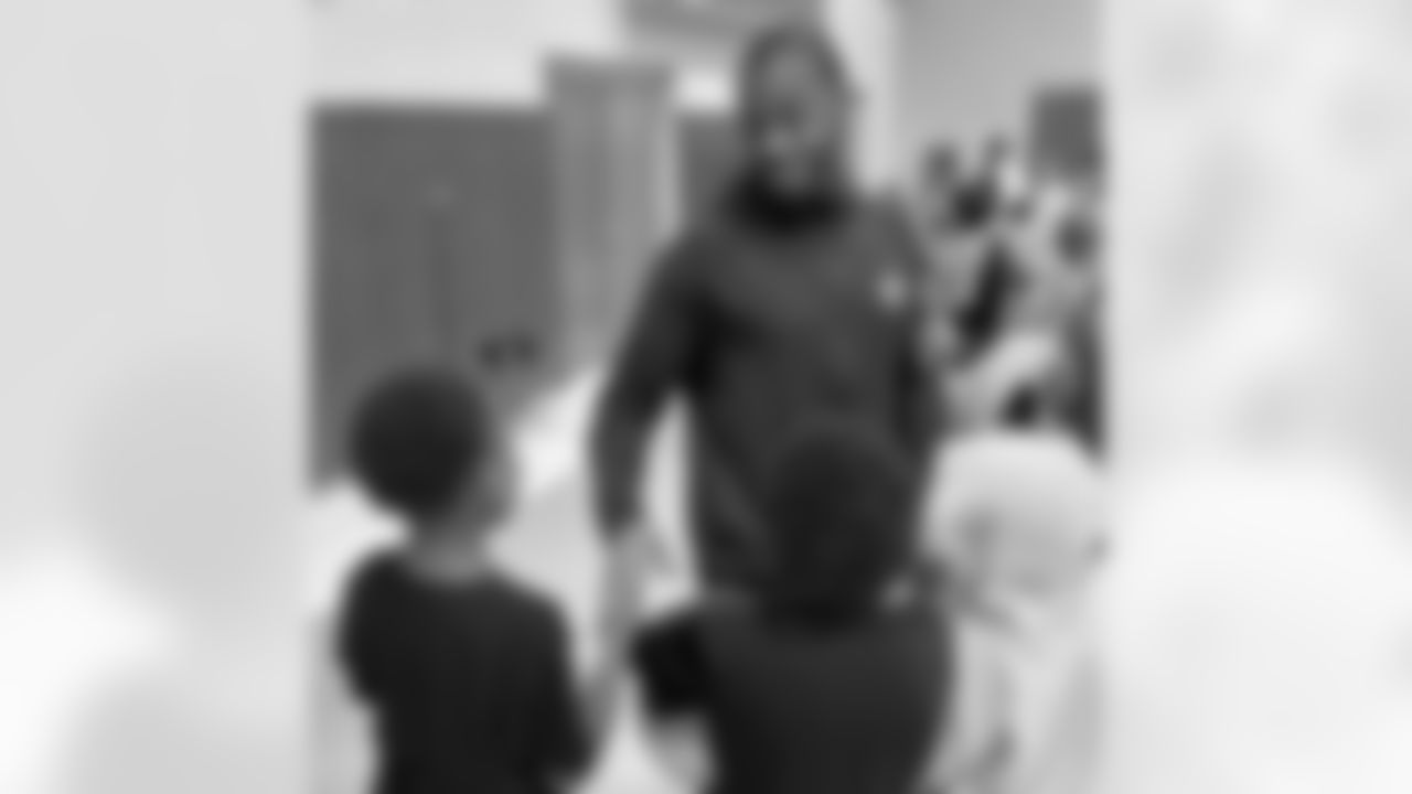 New Orleans Saints cornerback Paulson Adebo surprised students at Bricolage Academy on Monday, October 30, joining in the fun during their physical education class.