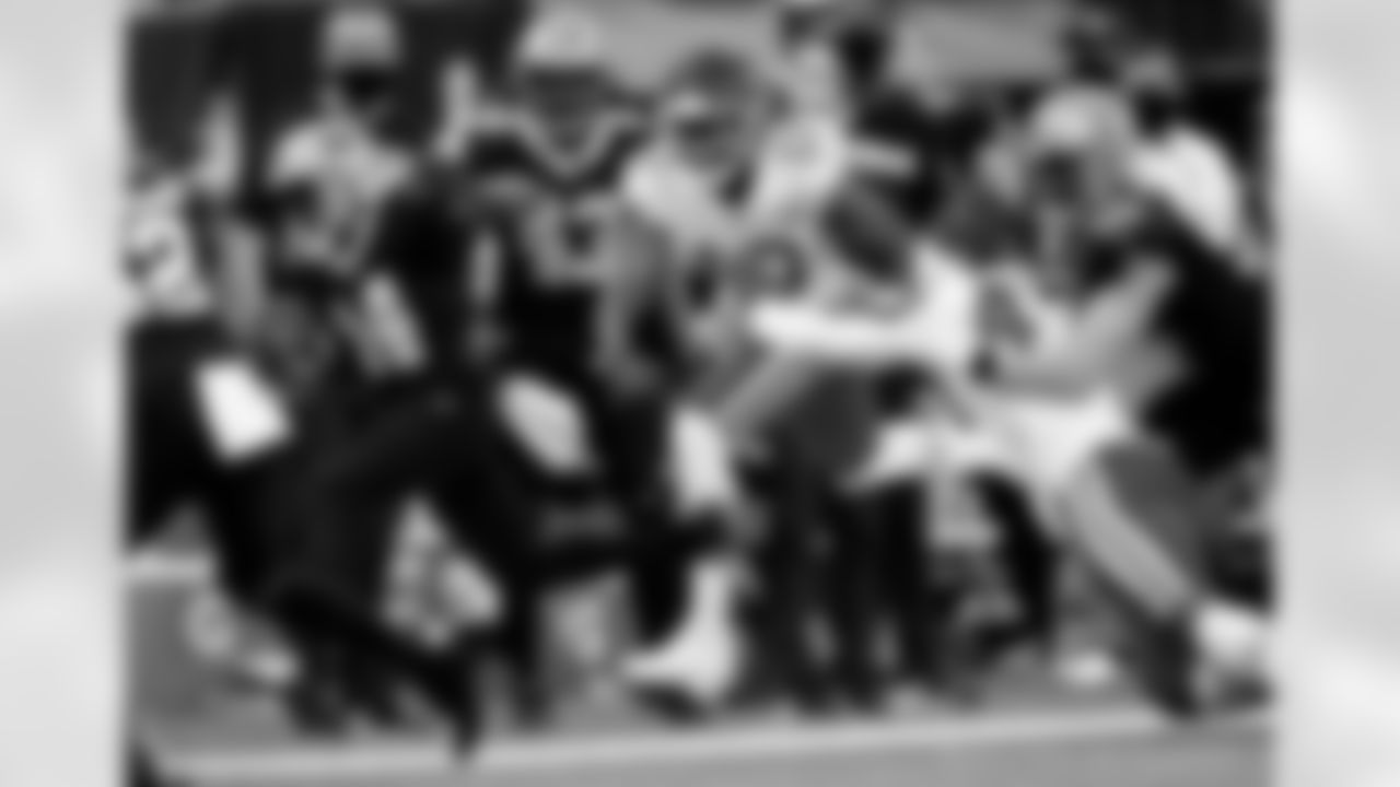 Game action photos from the New Orleans Saints vs. Kansas City Chiefs matchup in Week 15 of the 2020 NFL season.