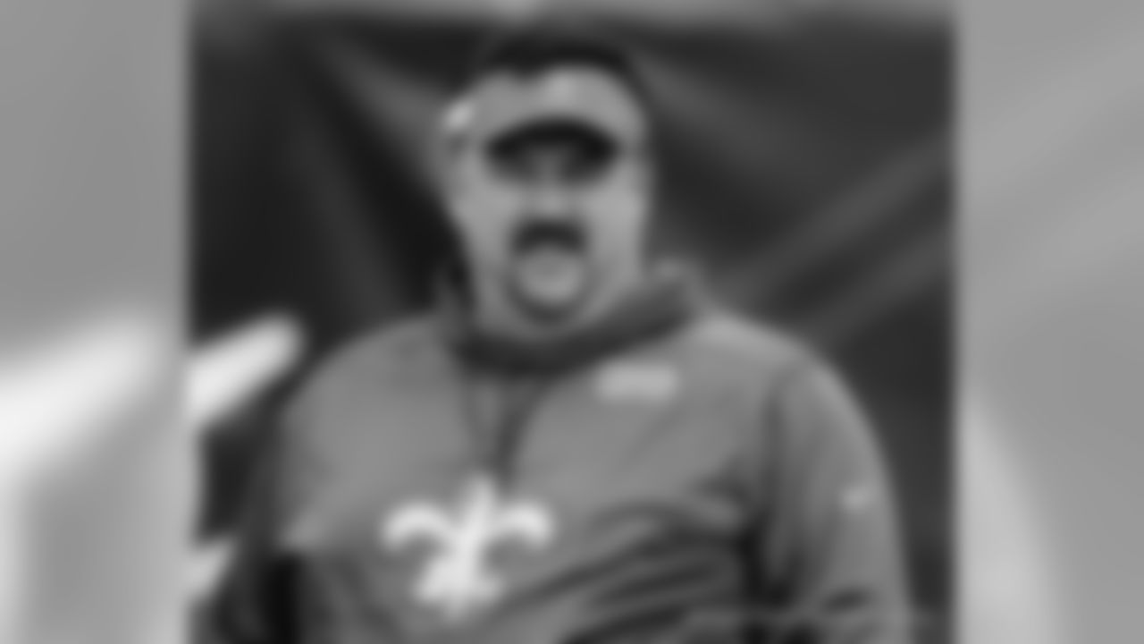 New Orleans Saints coaches and staff photos from the Saints' road victory over the Chicago Bears in Week 7 of the 2019 NFL season.