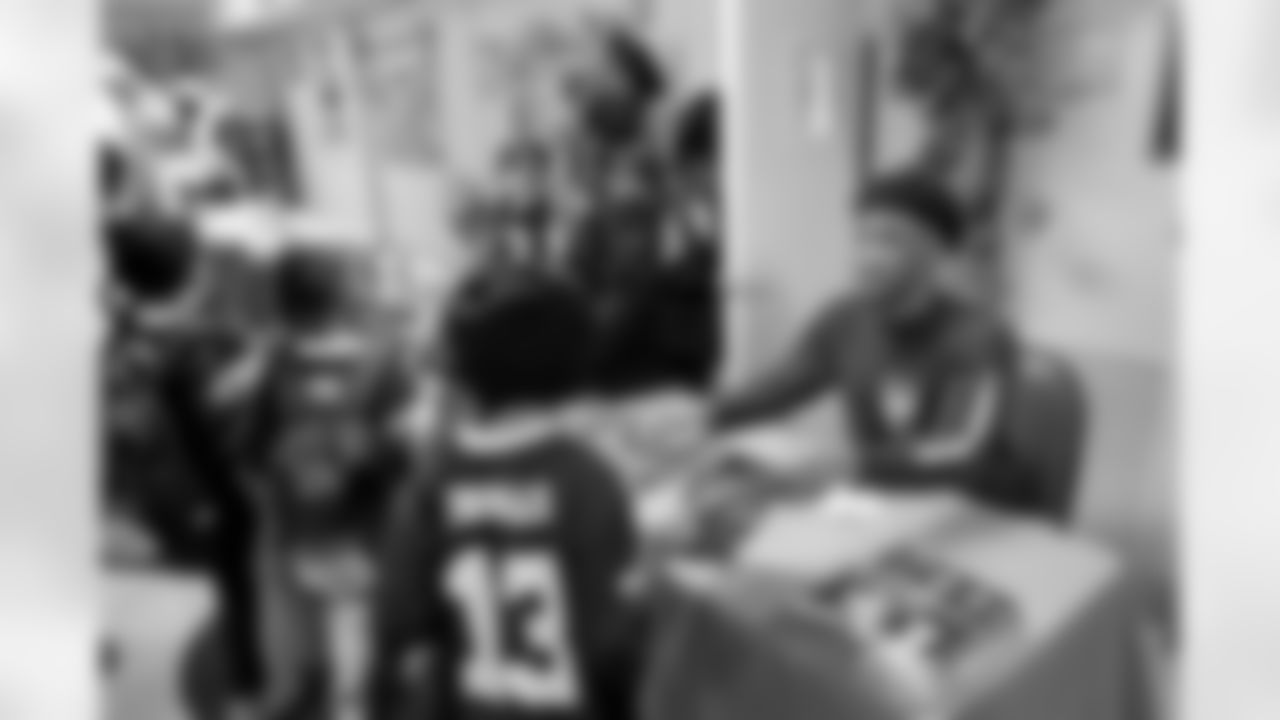New Orleans Saints wide receiver Michael Thomas held a gift-giving event for dozens of kids from the Youth Group at the Holy Faith Temple Church in Treme on December 20, 2022.