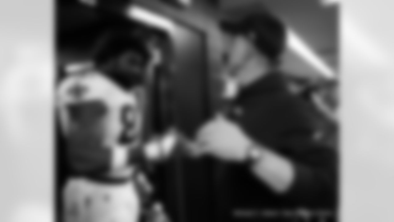 Head inside the New Orleans Saints locker room postgame after the Saints' win against the Philadelphia Eagles in Week 17 of the 2022 NFL season presented by Bud Light.