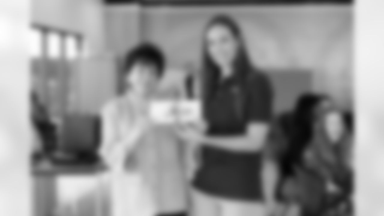 In honor of Women's History Month, New Orleans Saints owner Gayle Benson shared her appreciation for the women of the Pelicans and Saints organizations with a special breakfast and gift raffle on Thursday, March 23, 2023.