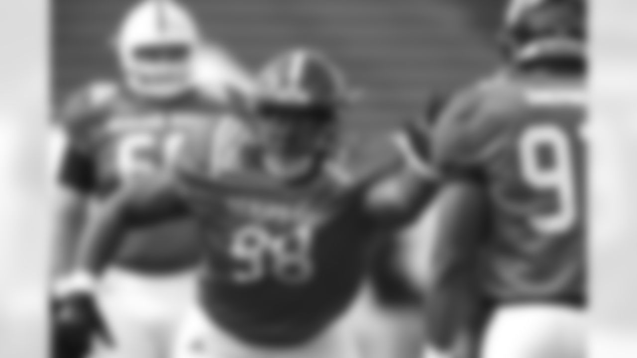 Defensive tackle B.J. Hill of North Carolina State