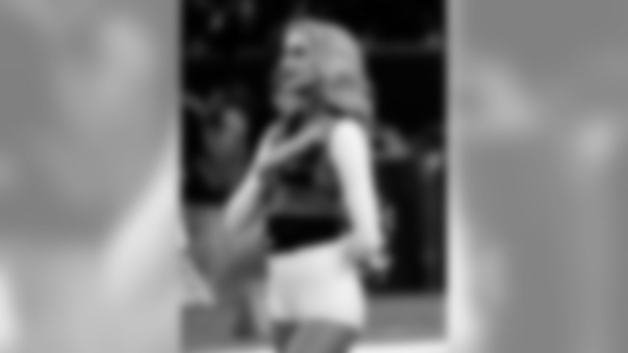 Check out photos of Saintsations member Hayden in action during 2019 Saints NFL season.