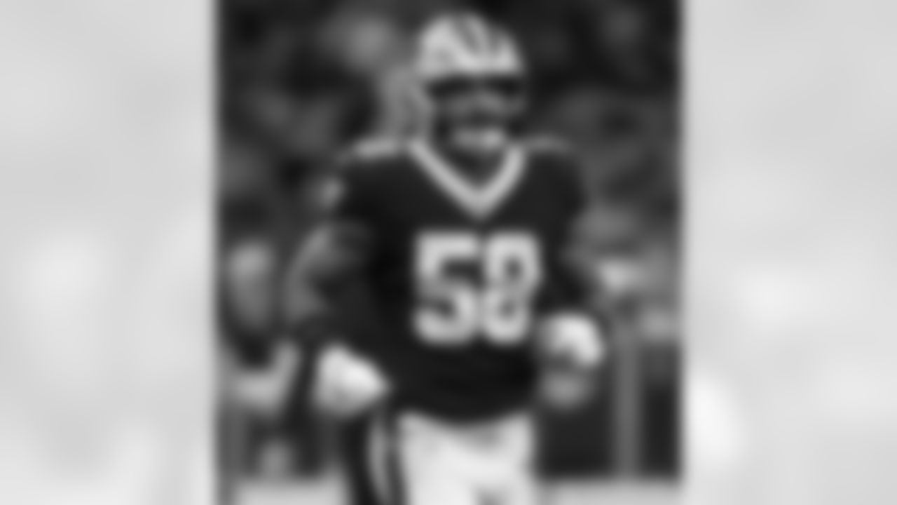 New Orleans Saints linebacker Eric Wilson (58) in action during their 2022 Preseason Week 3 game against the Los Angeles Chargers.