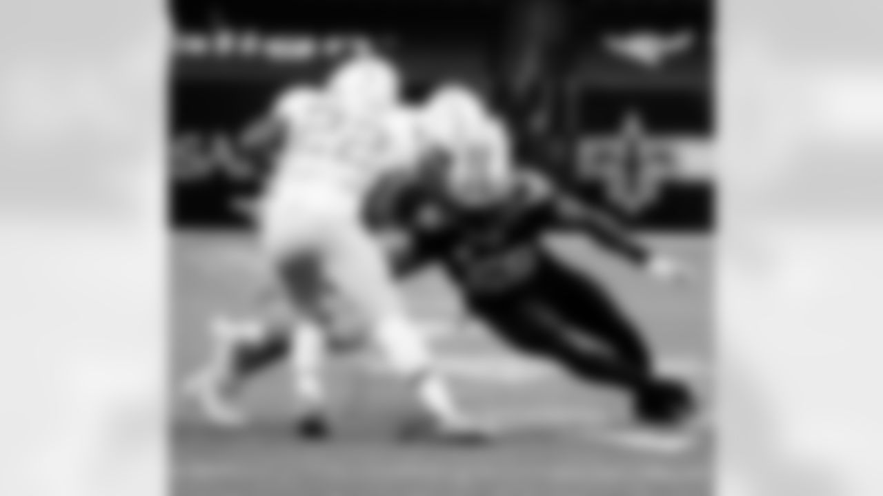 Game action photos from the New Orleans Saints vs. Los Angeles Chargers matchup in Week 5 of the 2020 NFL season.