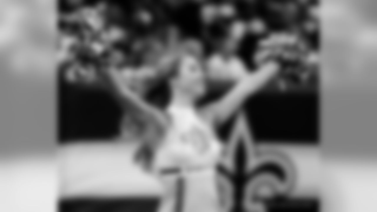 Check out photos of Saintsations member Joley in action during 2019 Saints NFL season.