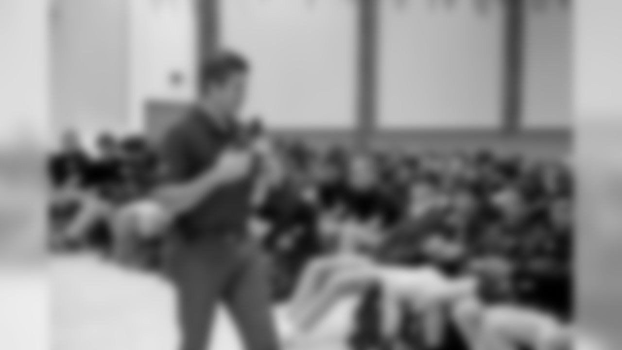 On October 8, the Saints & ACME Truck Line hosted defensive driving presentations for students at Belle Chasse High School and Landry Walker High School. Students learned about staying safe on the road and enjoyed appearances by Keith Kirkwood and Justin Hardee.