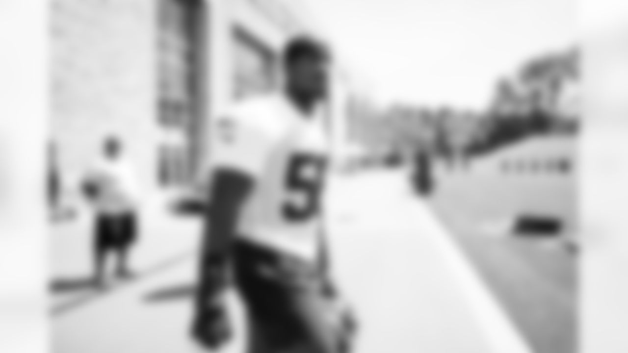 Seahawks rookies take part in day one of rookie minicamp at the Virginia Mason Athletic Center in Renton, Wash. on May 12, 2023.