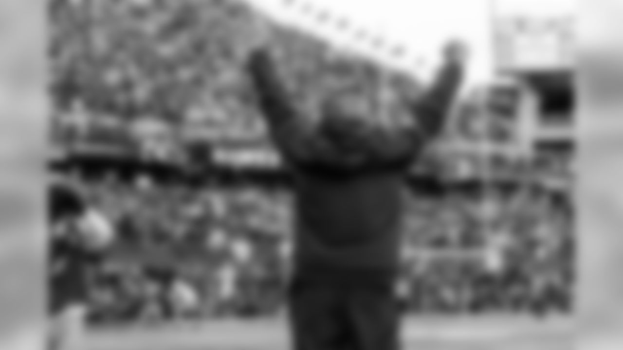 Head coach Pete Carroll celebrates as in the bottom left corner of the frame, tight end Luke Willson crosses into the end zone for the two-point conversion. The two points meant that Green Bay could not win the game with a last second field goal, only tie to send the game to a possible overtime.