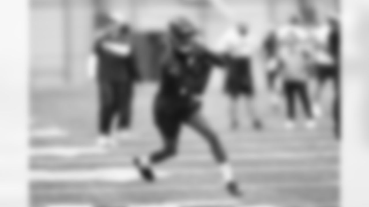 Seahawks rookies take part in rookie minicamp at Renton's Virginia Mason Athletic Center on May 7, 2022.