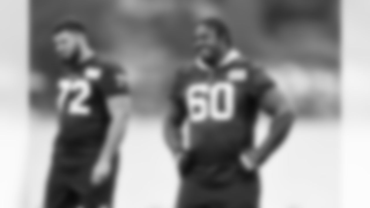 Seahawks players participate in organized team activities at Renton's Virginia Mason Athletic Center on June 13, 2022.