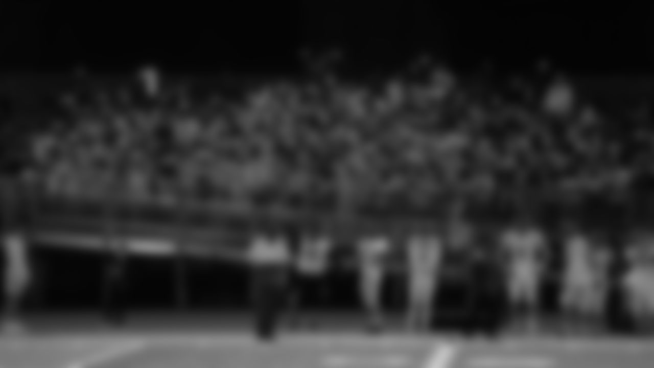 The Seahawks, along with Blitz, the Seahawks Dancers and Blue Thunder, attended a high school football game featuring Redmond vs. Juanita on September 10, 2021.
