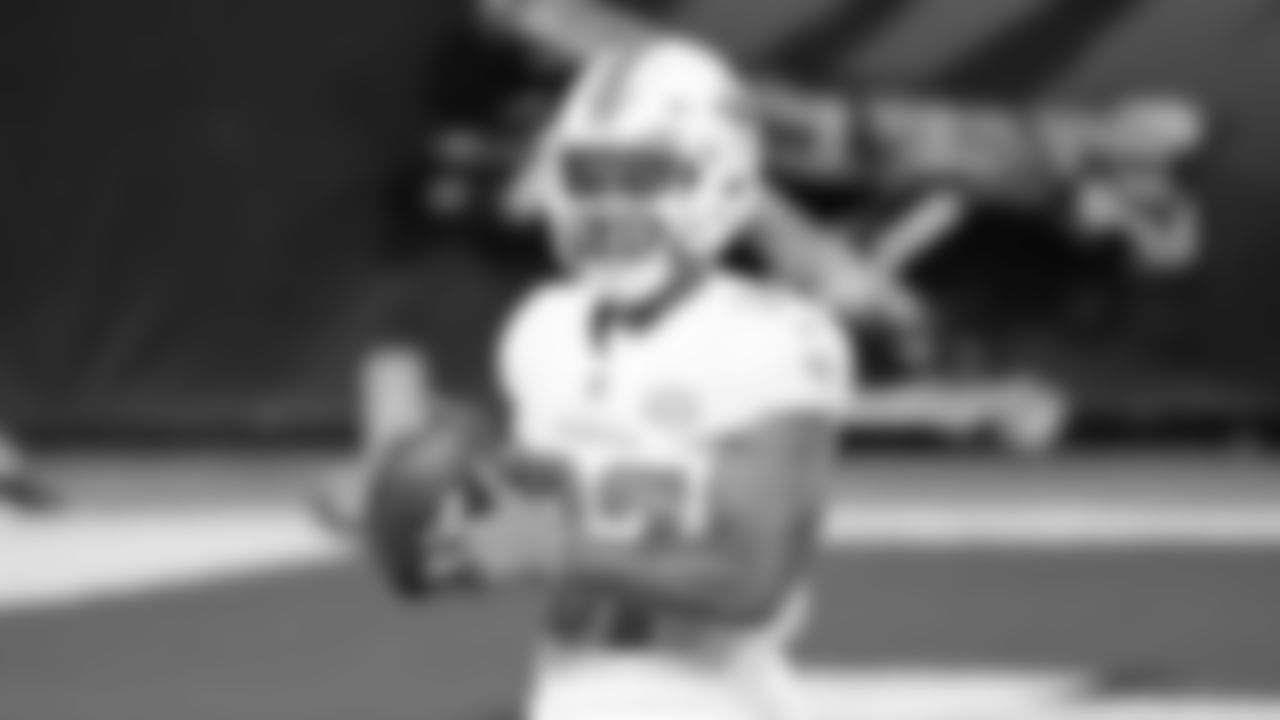 Miami Dolphins Running Back Myles Gaskin (AP Photo/Phelan M. Ebenhack)