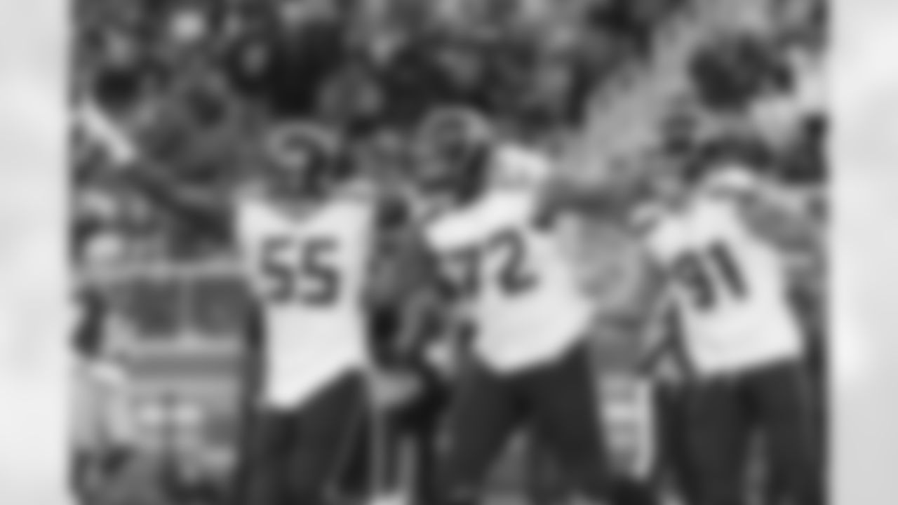 Frank Clark was drafted 63rd overall by the Seattle Seahawks in 2015 and played with the organization from 2015-2018.