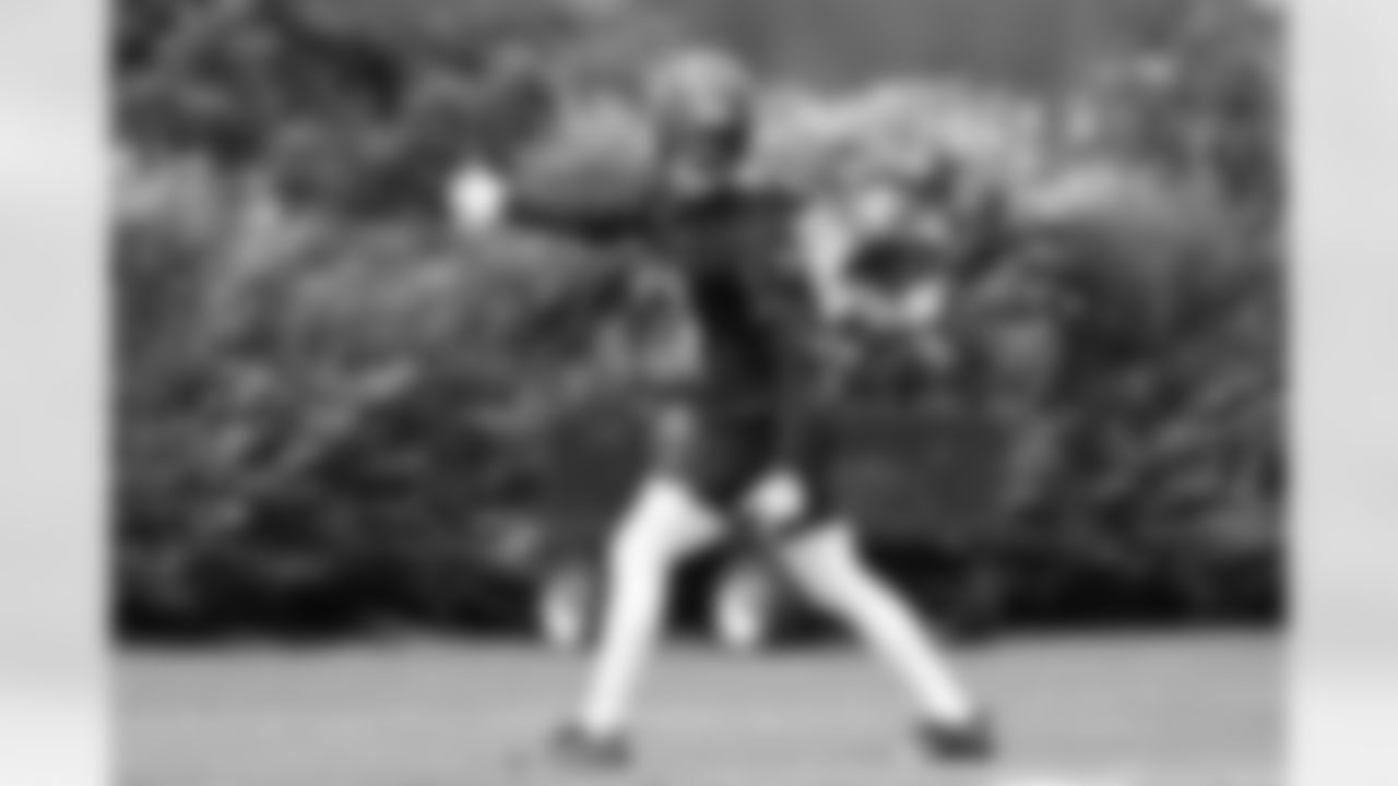 Seahawks players participate in the first OTA of the 2023 offseason on May 22 at the Virginia Mason Athletic Center in Renton, Wash.