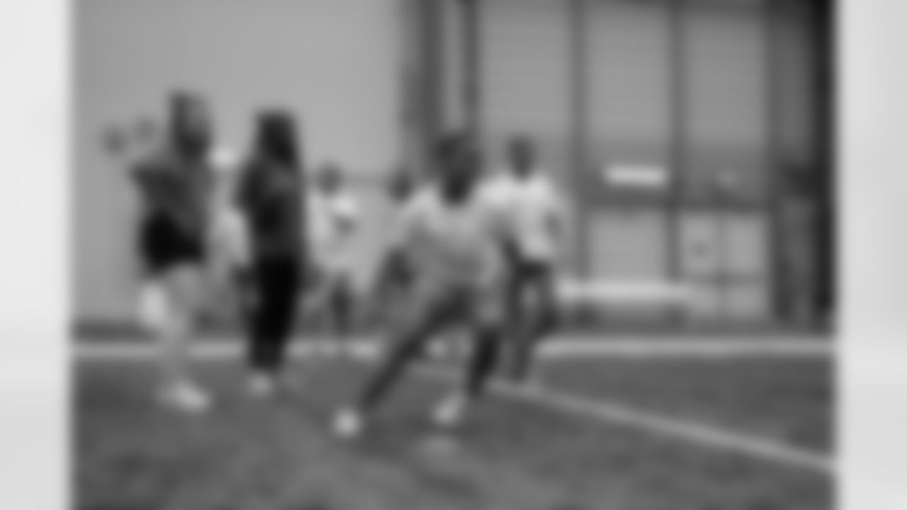 The Seahawks teamed up with the Women's Sports Foundation and Delta Airlines to host a flag football clinic and empowerment panel on July 13, 2023 at the Virginia Mason Athletic Center.