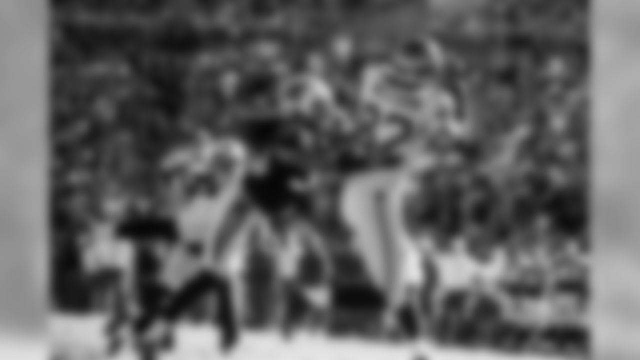 Seattle tight end Luke Willson catches the game-winning touchdown pass after beating Carolina's Tre Boston on a 23-yard seam route from quarterback Russell Wilson.