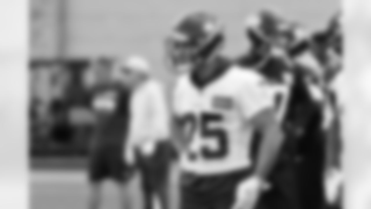 Seahawks players practice on August 31, 2021 at the Virginia Mason Athletic Center in Renton.