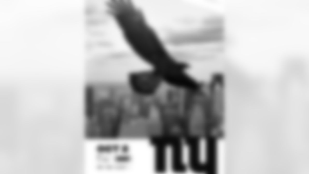 Week 4 – Monday 10/2 @ Giants. AI prompt: Photo of a blue hawk flying above New York City skyline.